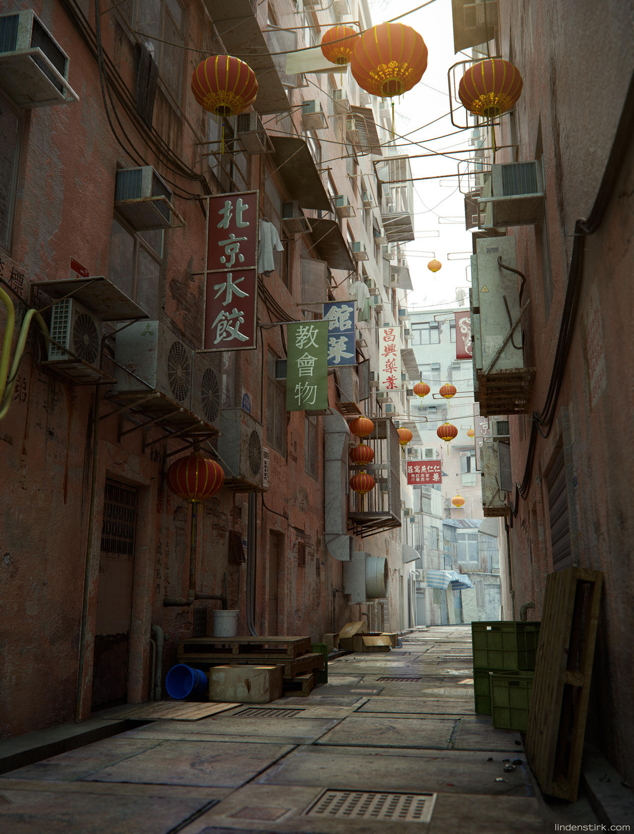 Kowloon Alley by CGStirk