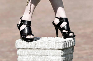 Heels up high by Black5pointstar