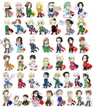 Hetalia - chibi nations by sego-chan