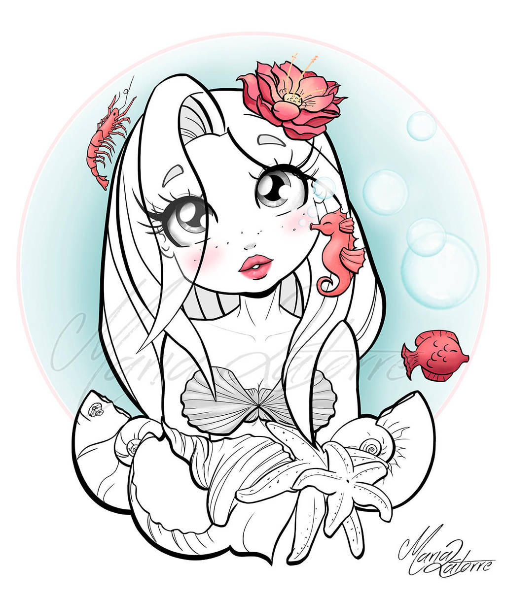 Little mermaid_Maria_Latorre by marialatorreart