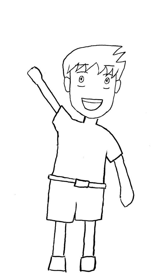 Frank Waving, animation frame by BrentNewhall