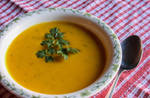 Cream of Kabocha Squash Soup by Kitteh-Pawz