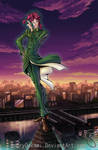 Kakyoin and the Clock Tower by 7amze
