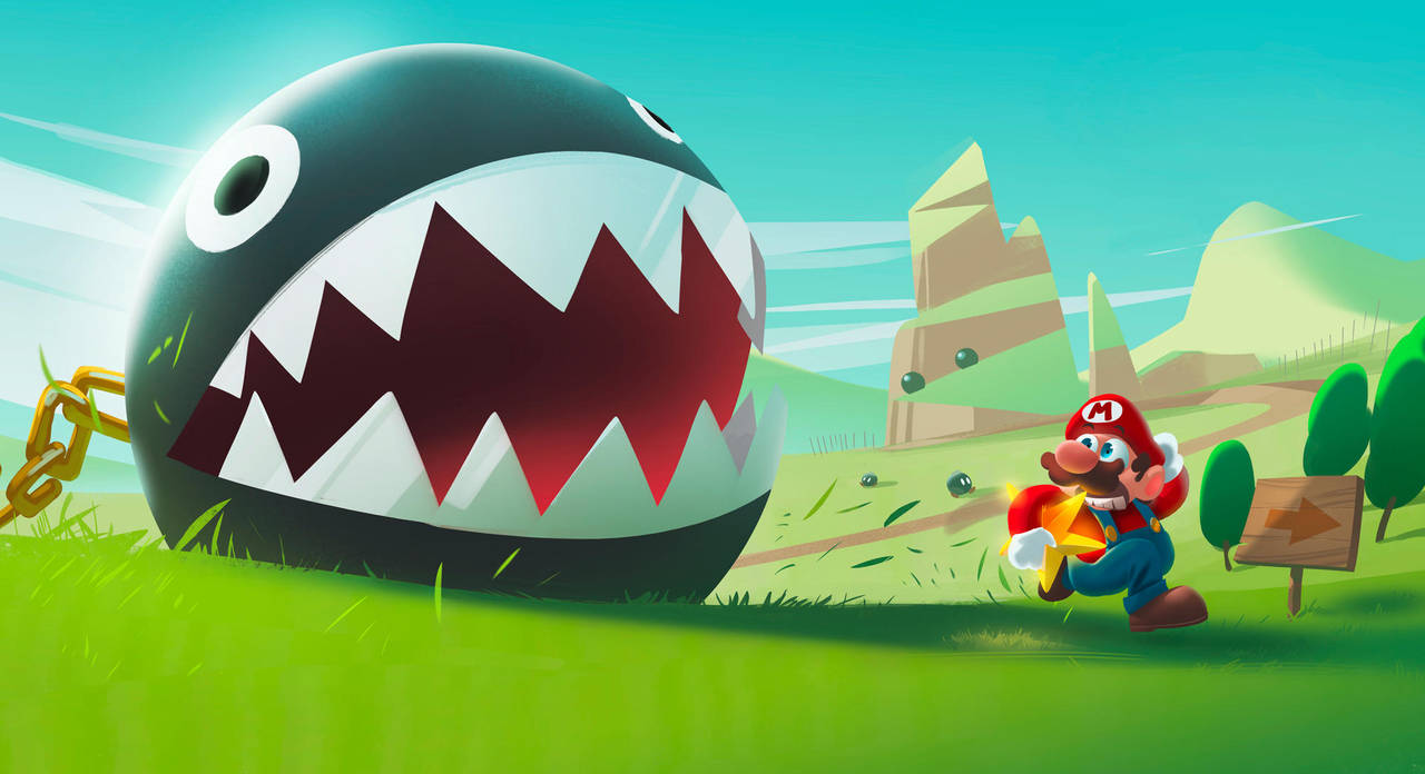 Chain Chomp fan art! by VincentBisschop