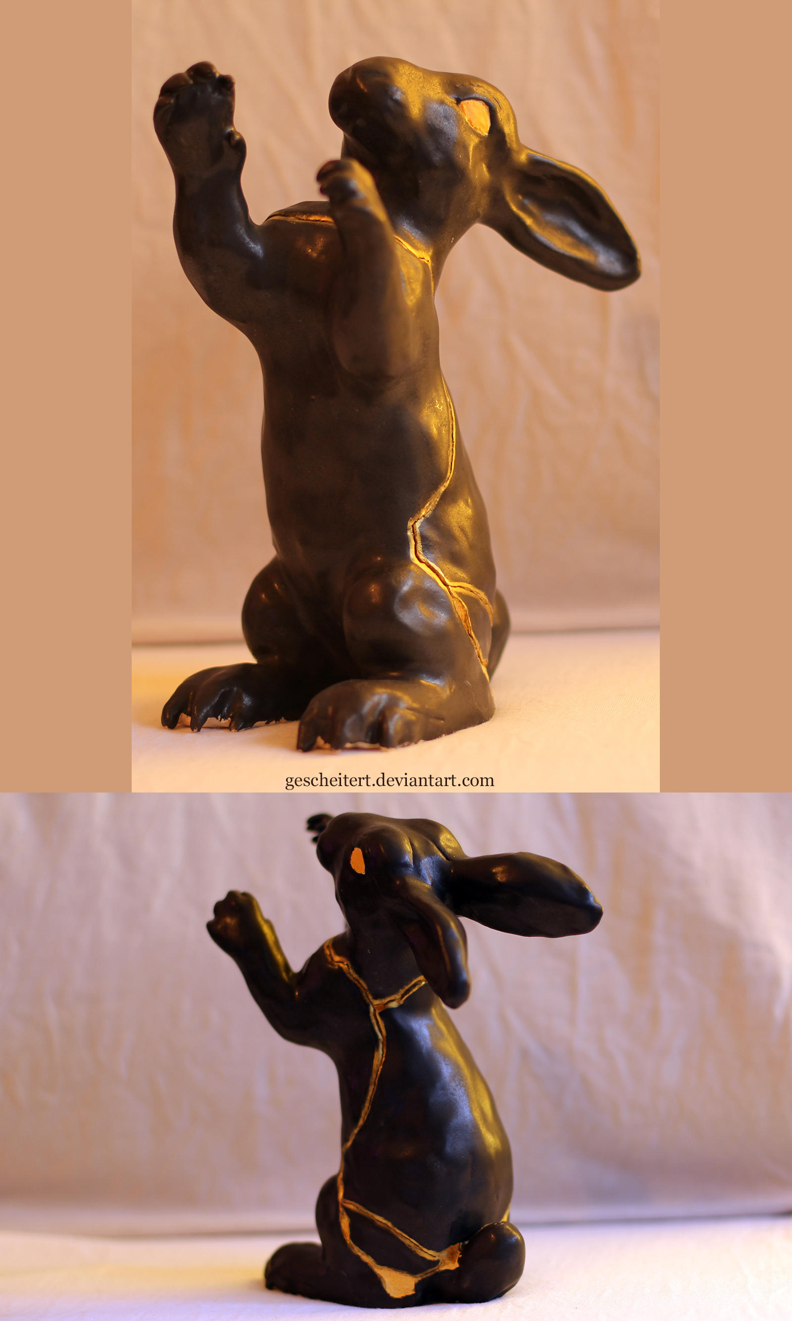 Kintsugi rabbit by gescheitert