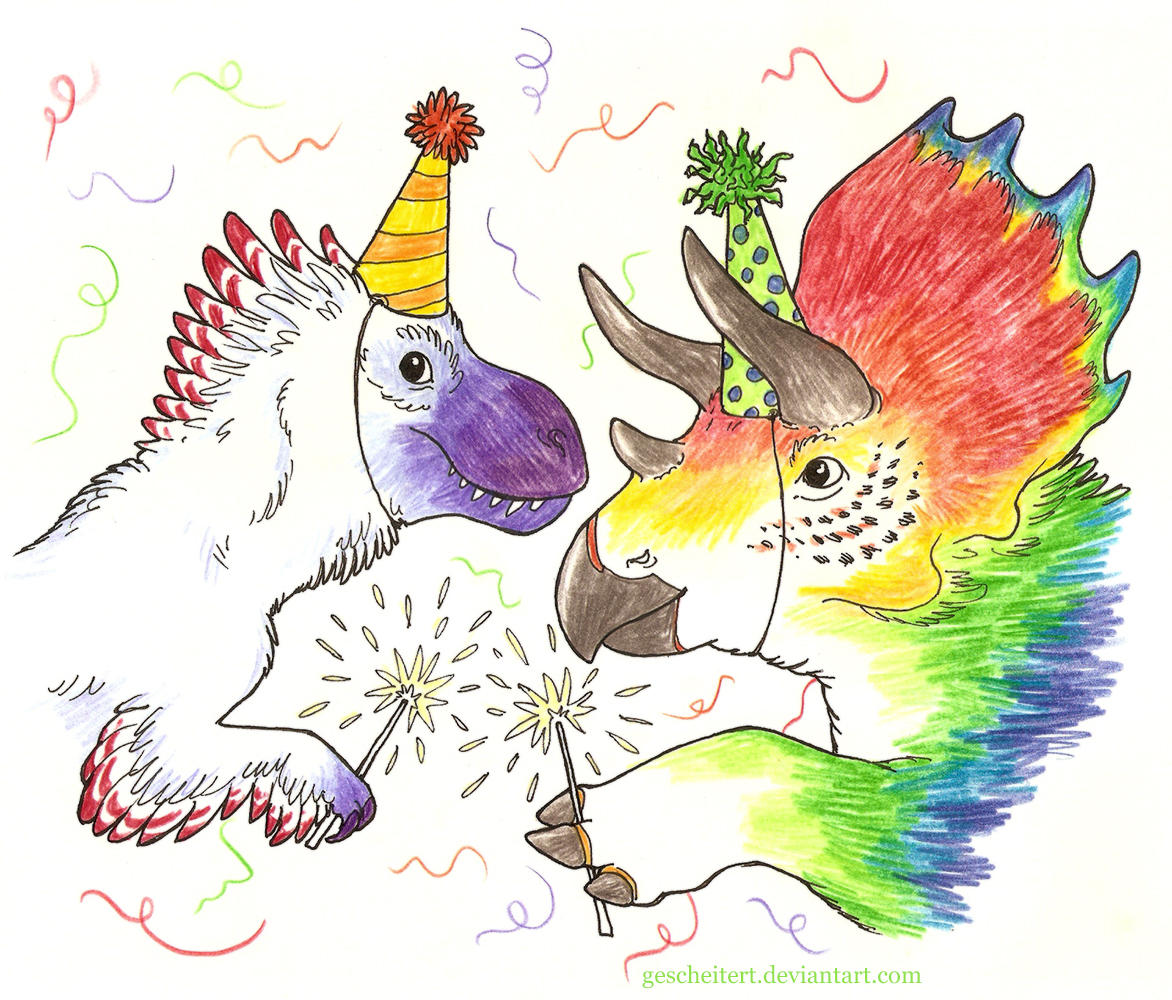 Dinosaur Birthday by gescheitert