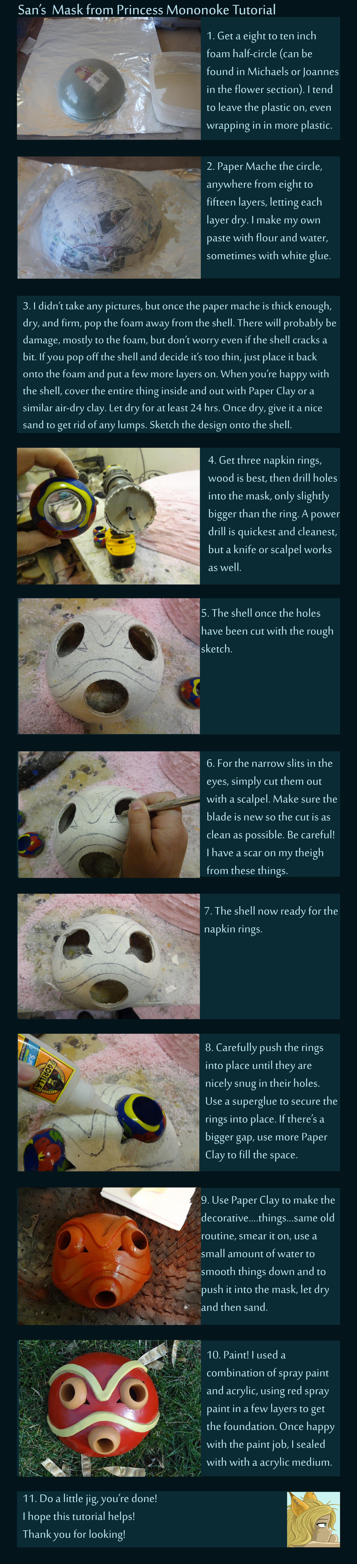 San Mask Tutorial by meanlilkitty