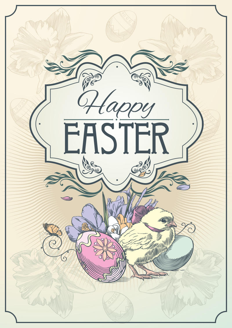 Happy Easter The postcard 2 by Inshader