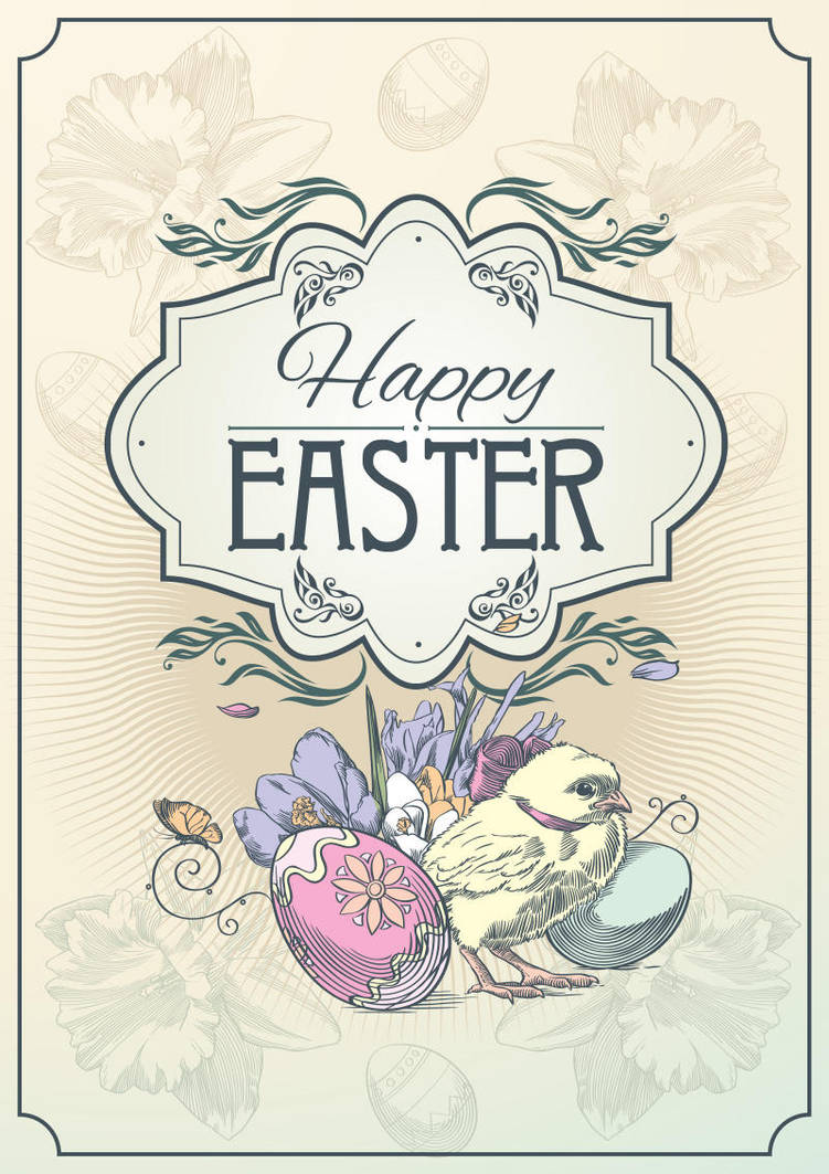 Happy Easter The postcard 2 by Inshader