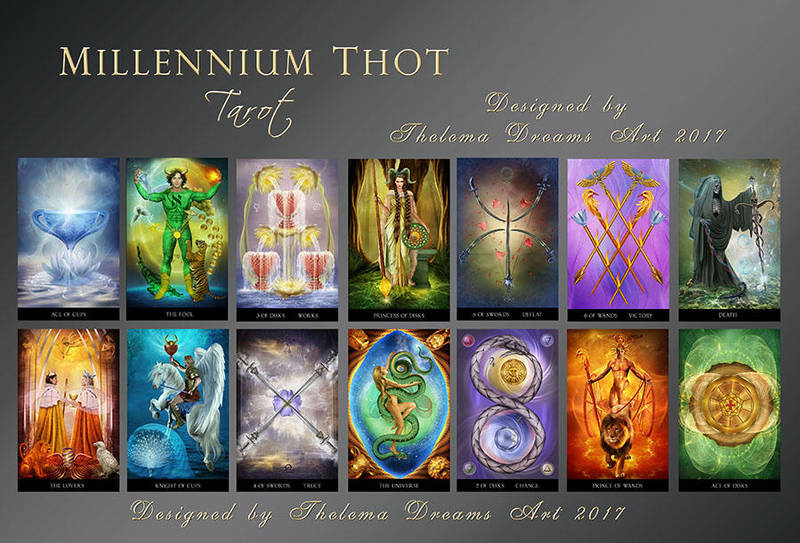 MILLENNIUM THOT Tarot by ThelemaDreamsArt
