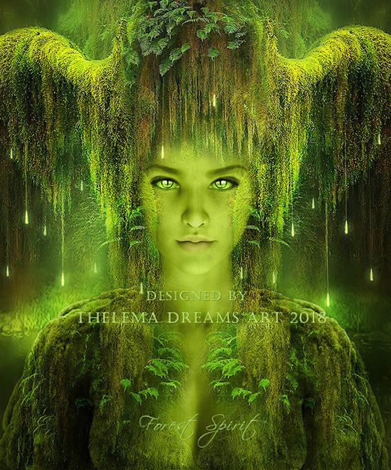 Forest Spirit by ThelemaDreamsArt