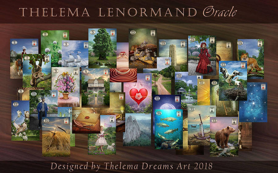 THELEMA LENORMAND Oracle deck by ThelemaDreamsArt