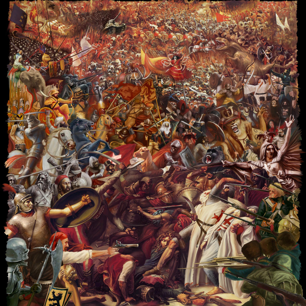 Trail of Dead CD cover art by tegehel