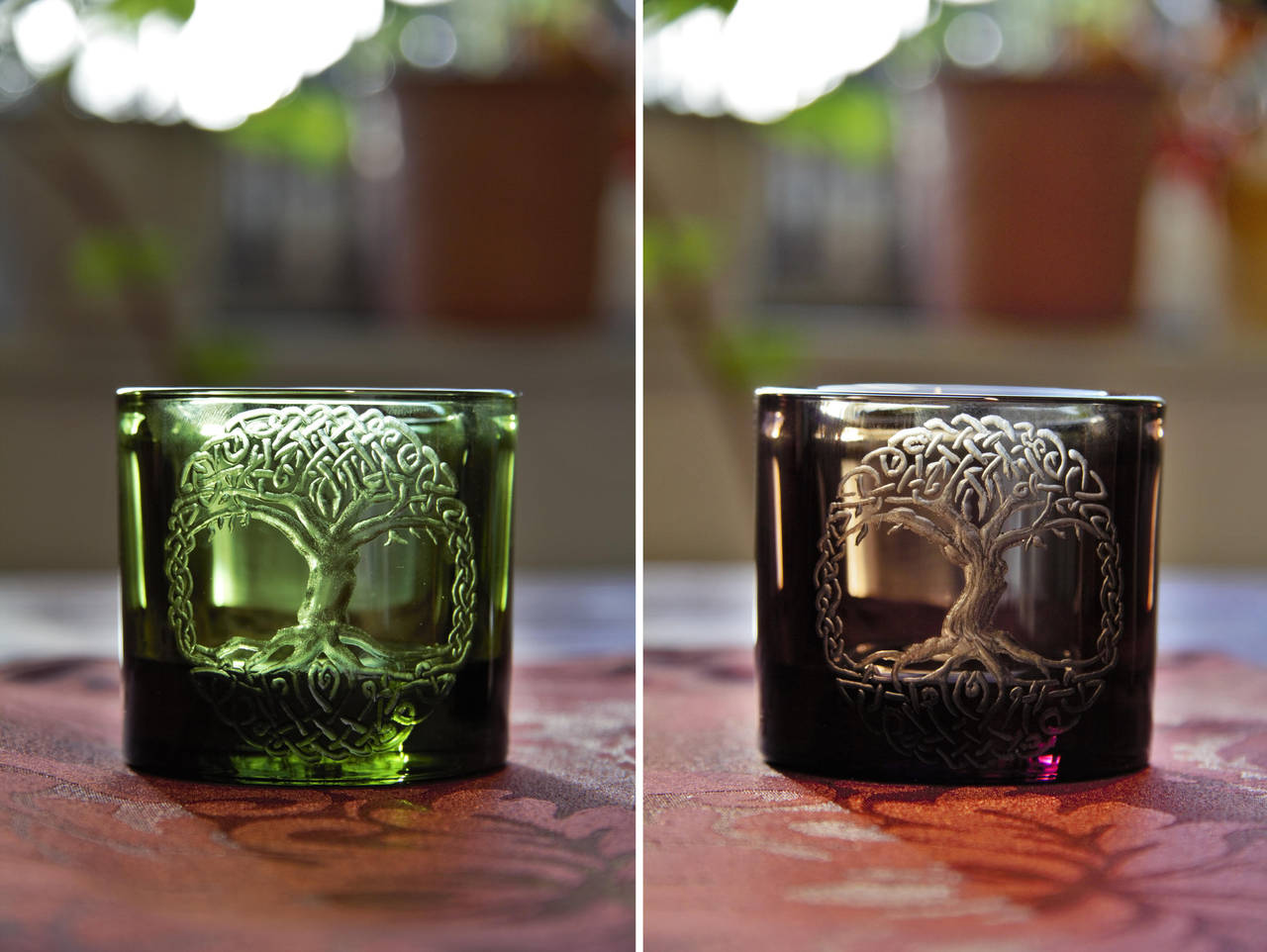 Yggdrasil candle light holders by rtry