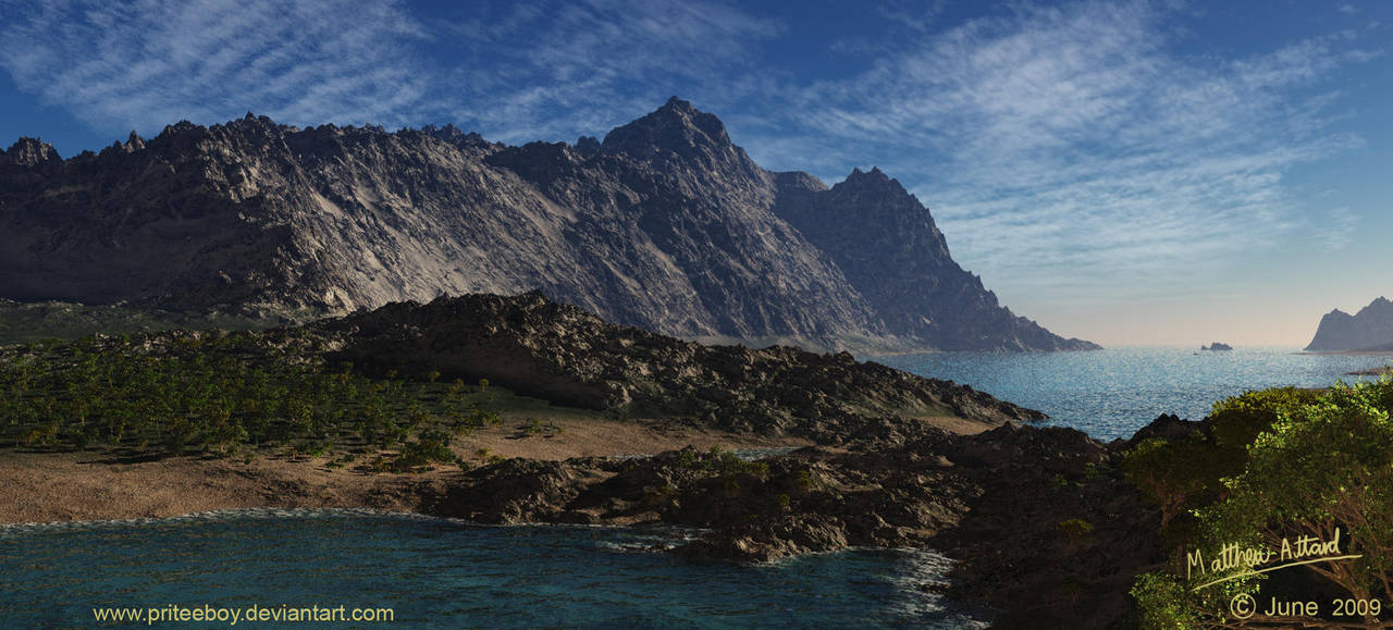 Test - Procedural Vue terrain by Chromattix