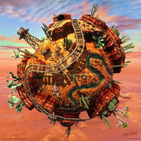 Derailed Desert galaxy by Chromattix