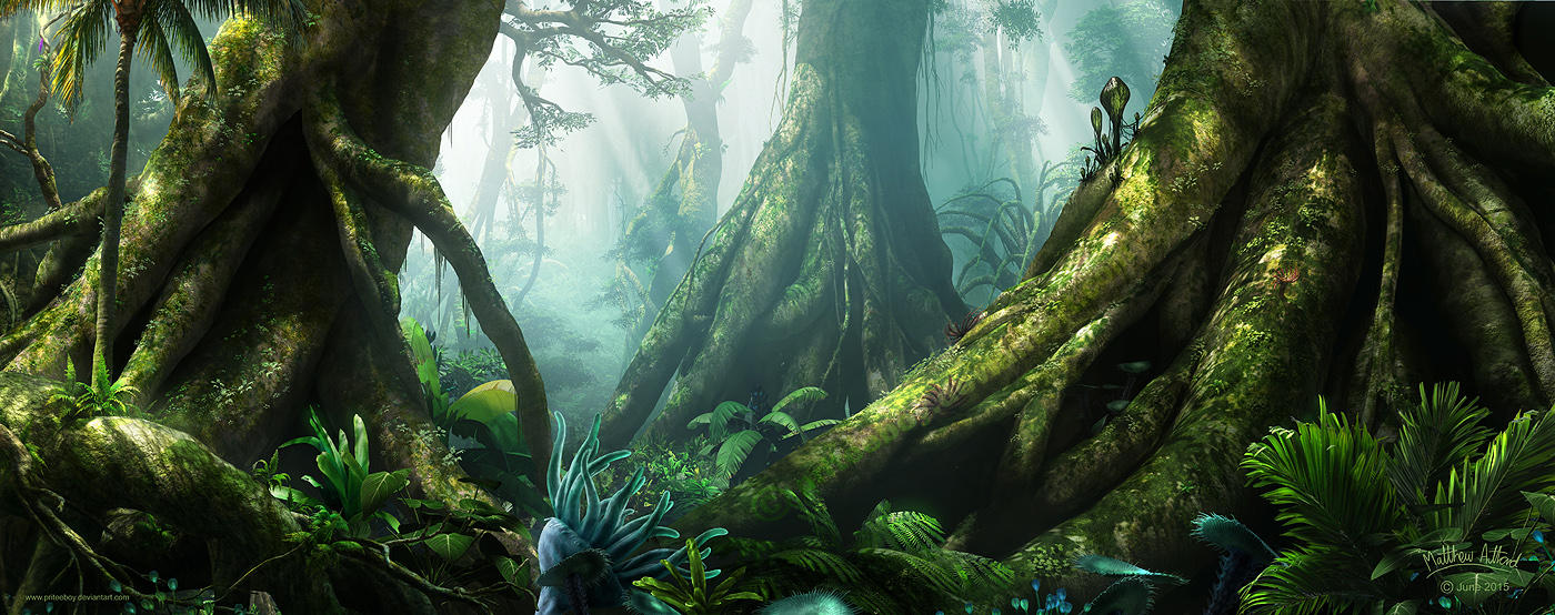 Pandoran Forest by Chromattix