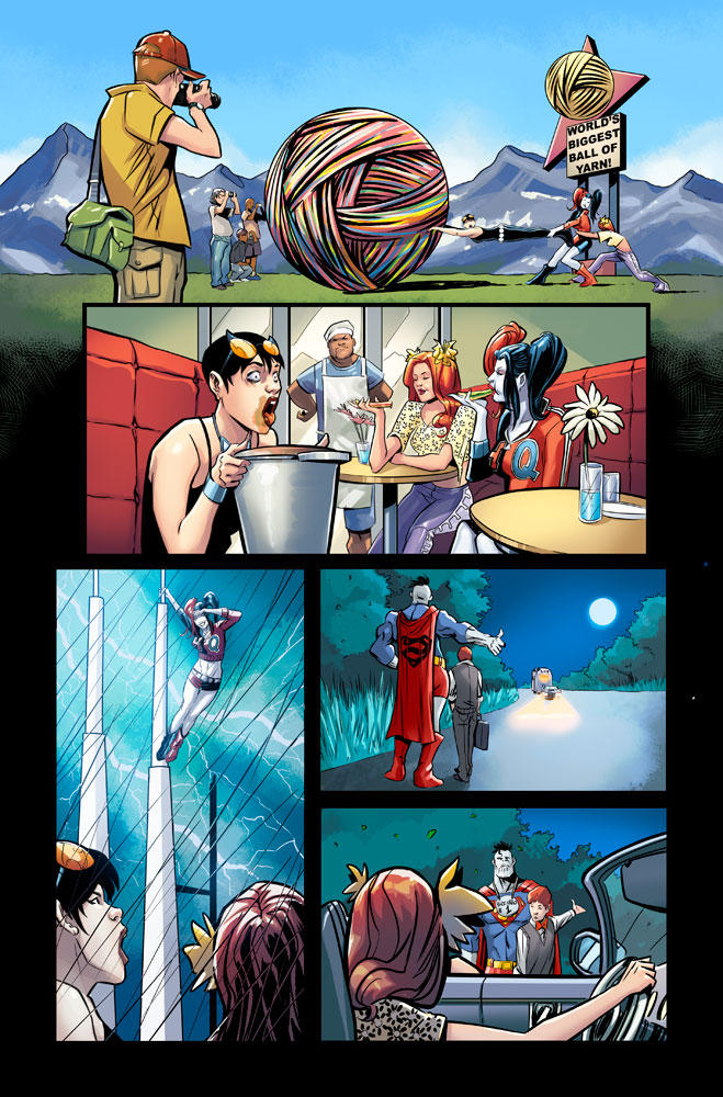 Harley Quinn Road trip. pg 33 by MBirkhofer