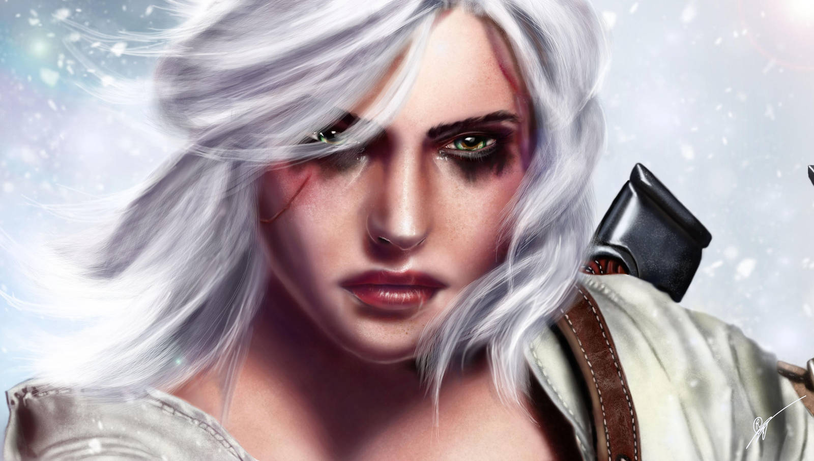 The Witcher 3: Ciri + Youtube speedpaint by RowenHebing on ...