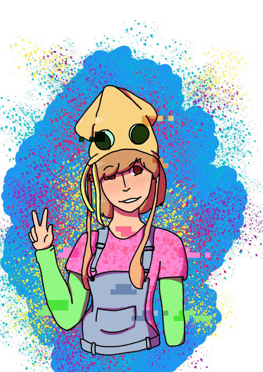 Aesthetic Generator Art Challenge [Glitch Squid?] by MissMintyBlue on