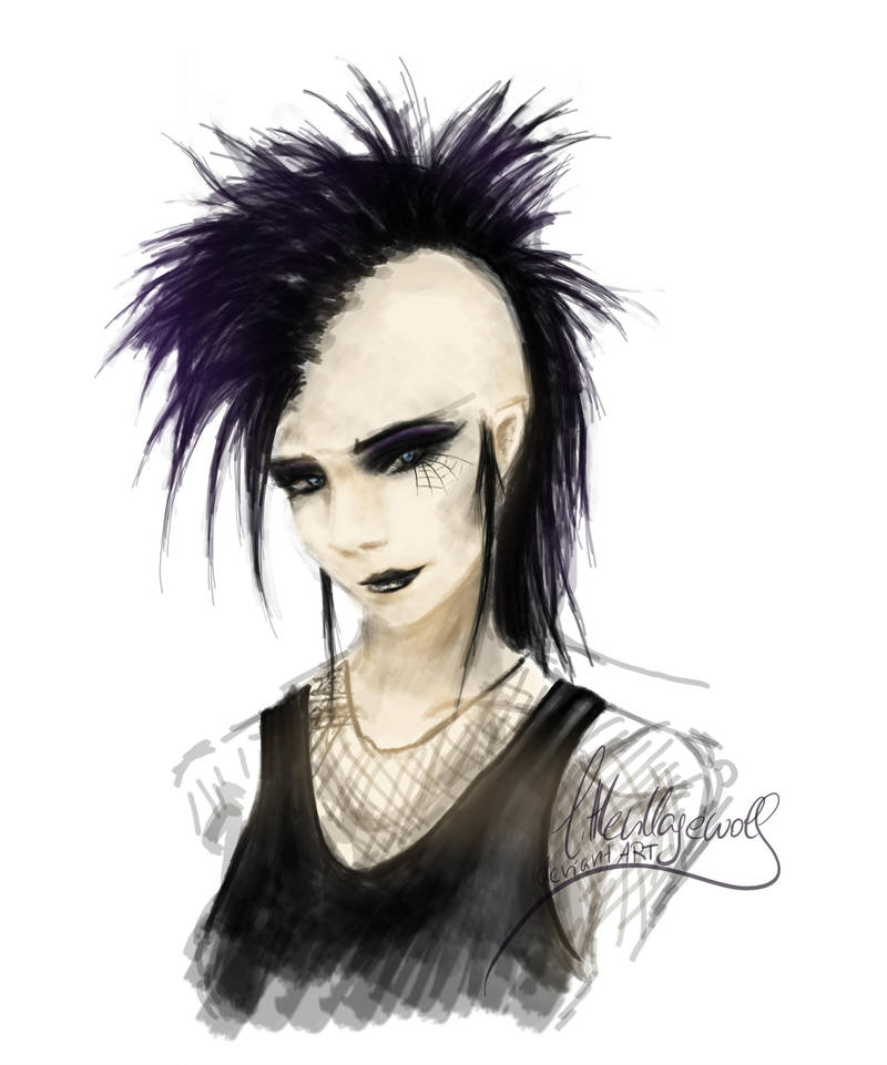 Deathrock girl by littlevillagewolf