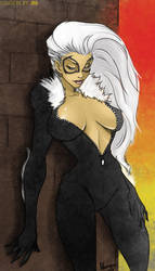 Black Cat brush test by mrbrunke