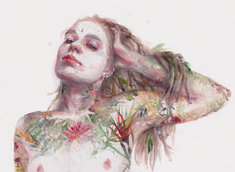 Leaves on Skin by agnes-cecile