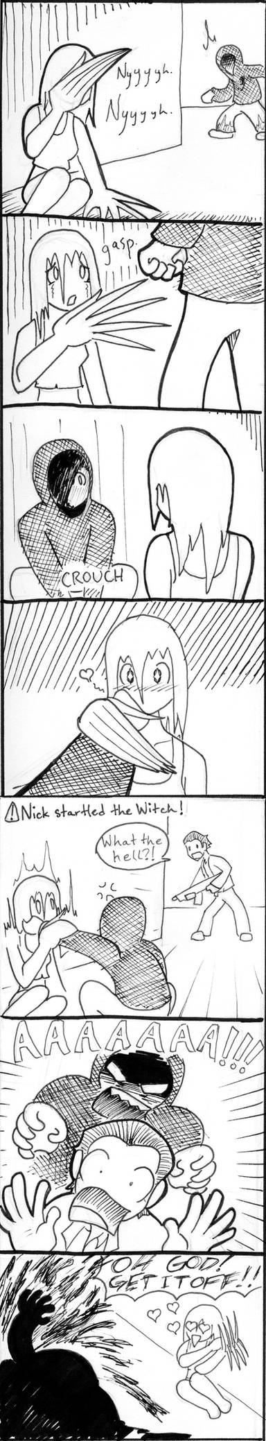 L4D Hunter and the Witch by BlackFaceless