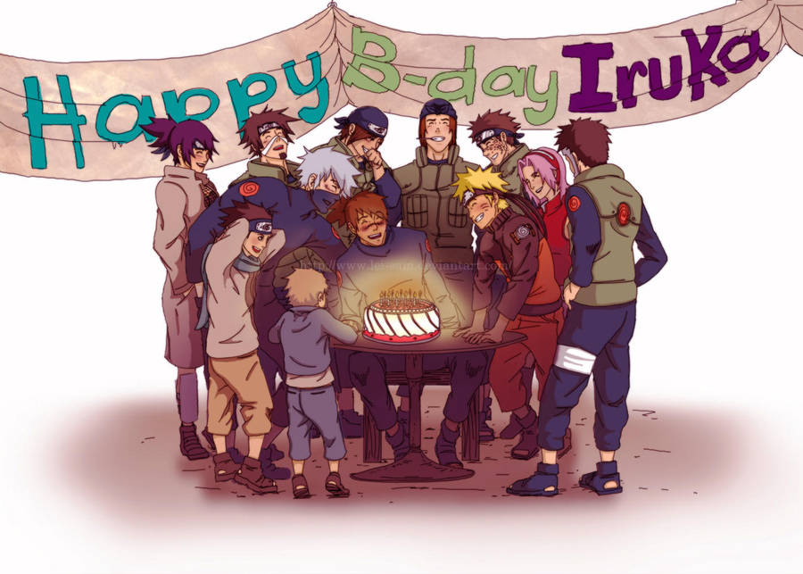 Happy Birthday Iruka by Lei-sam