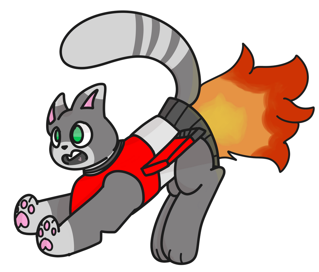Super Sonic Tank Cats Fanart Entry 2, Rokkit by SpaceOreos