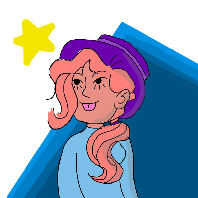 :P (The Girl with the Purple Hat) by mannysmyname