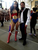 Wonder Woman and Hairy Han by JUMBOLA