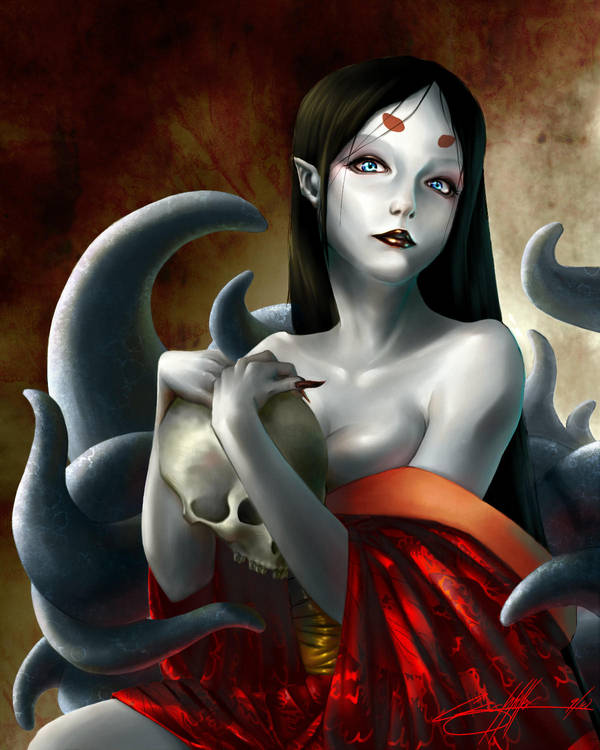 Girls with Skulls - Oni by weenie