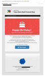TOM Birthday Coupon Email 2016 by Meekochan