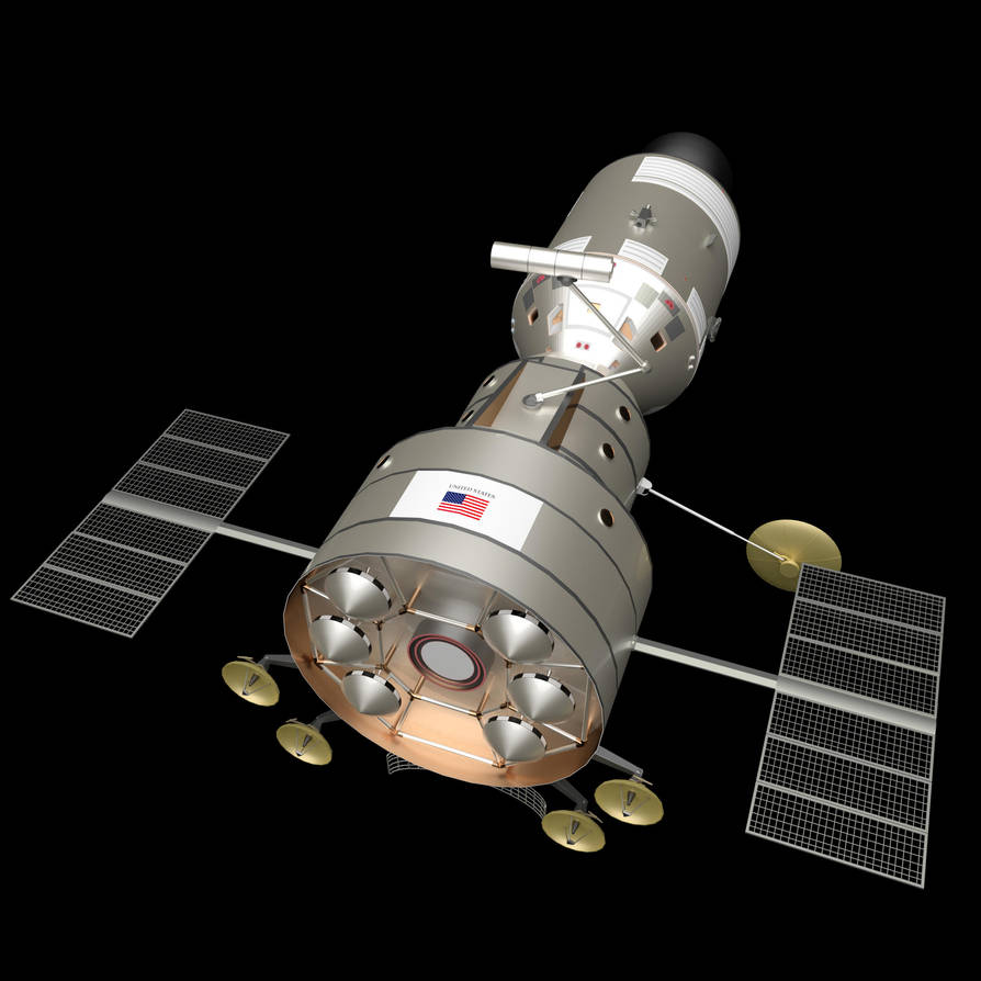 Apollo Venus Flyby Spacecraft Probe Compartment by WilliamBlack on