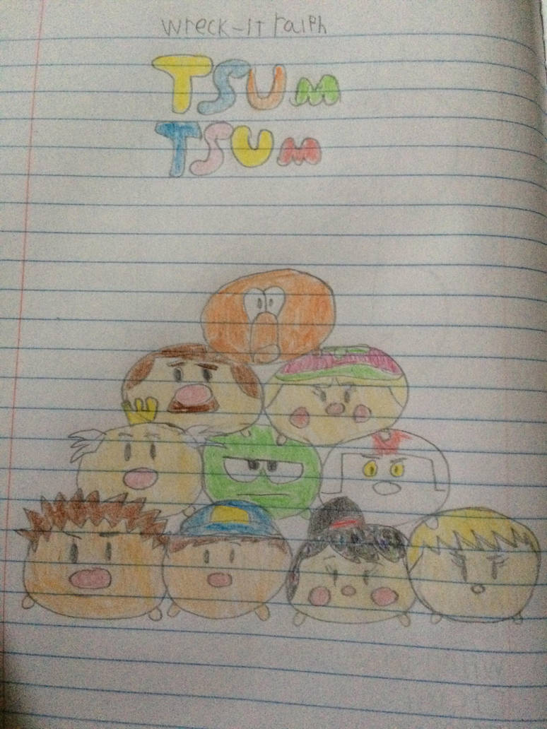Wreck-it Ralph tsum tsums by tanasweet123 on DeviantArt
