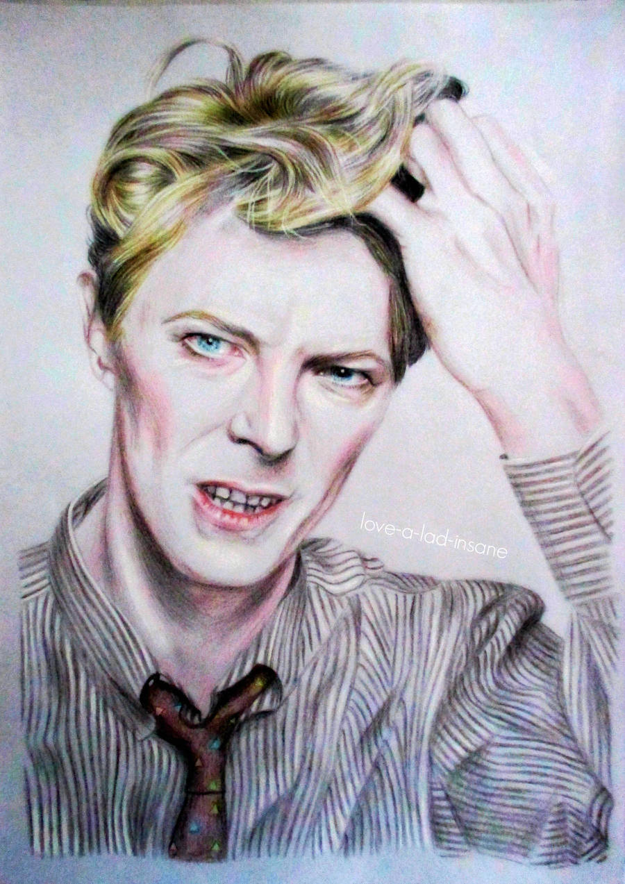 Bowie full drawing by love-a-lad-insane