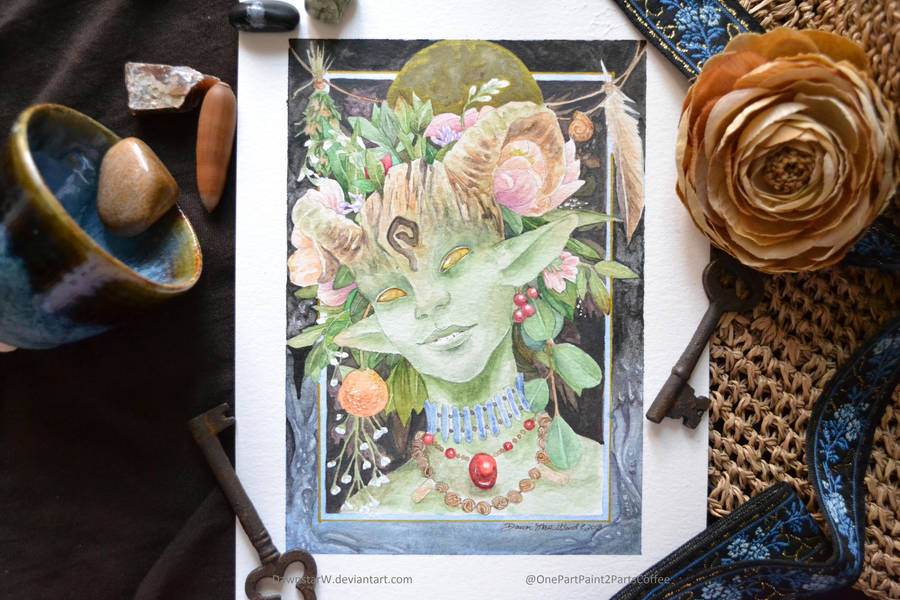 Greenman of the Dark Forest by DawnstarW