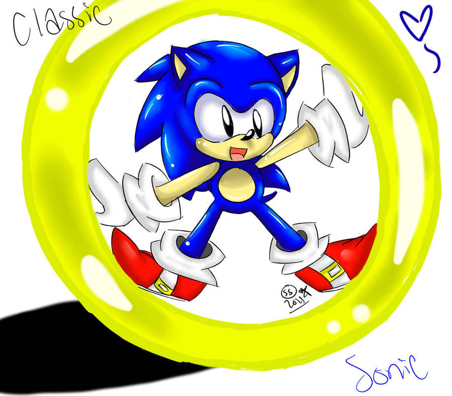 Classic Sonic by SolarSonic3546
