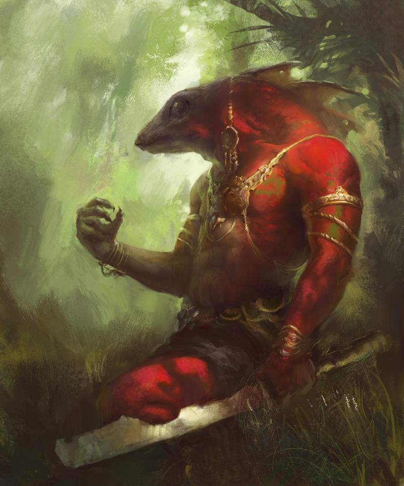 Lizardman by Lord-of-the-slugs