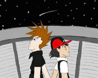 034. Stars - Gary+Ash-Stadium by Aisuryuu
