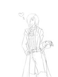 Pirate Fredrick -quick- Sketch by Aisuryuu
