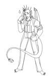Line Art - S3 Draco - Spring by Aisuryuu