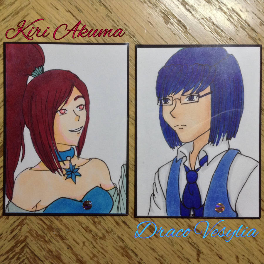 AoH - Copic Test - Freshman Kiri n Draco by Aisuryuu