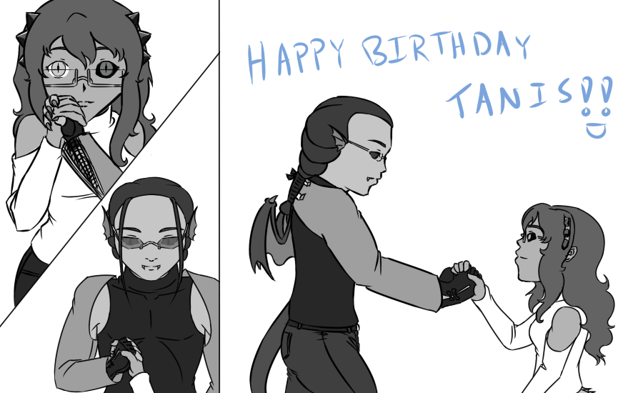 Gift Art - Tanis Bday by Aisuryuu
