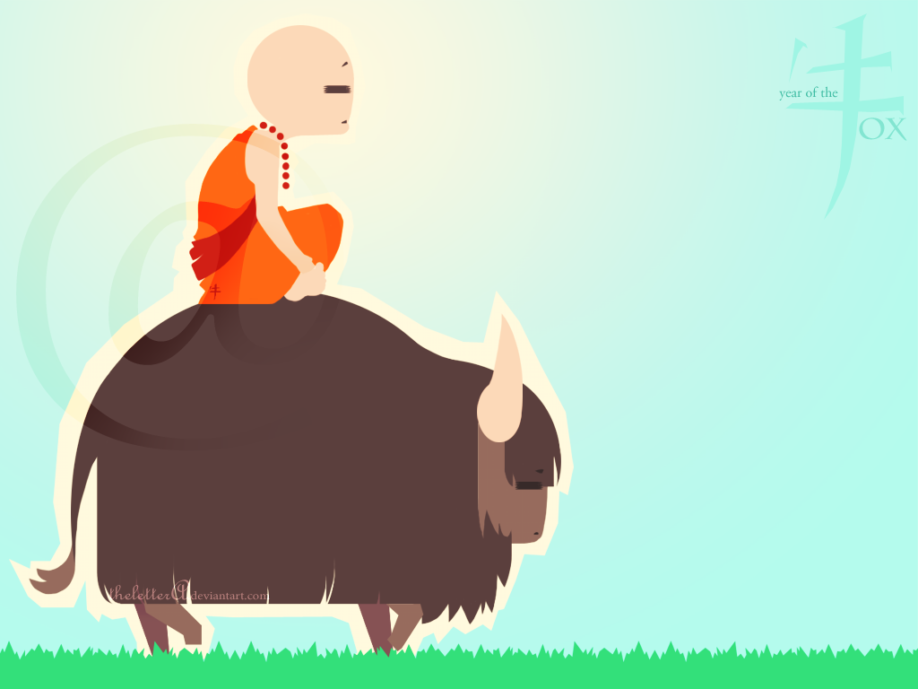 Year of the Ox BG by theletterA