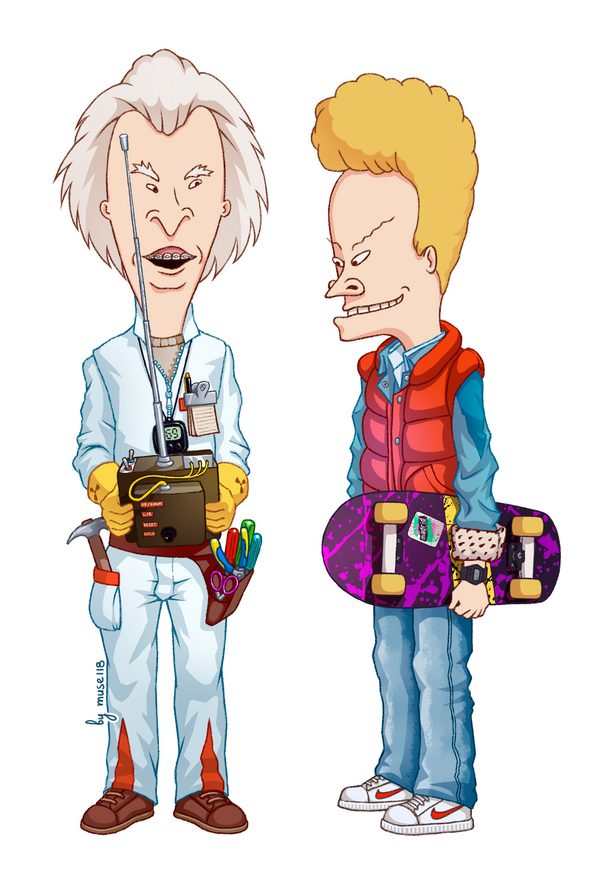 Beavis and Butt-head Do Back to the Future by muse118