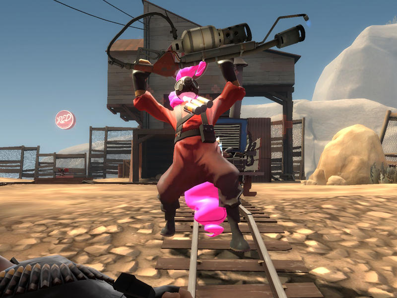 Pinkie Pyro Pie for TF2 mod by Kassgrein