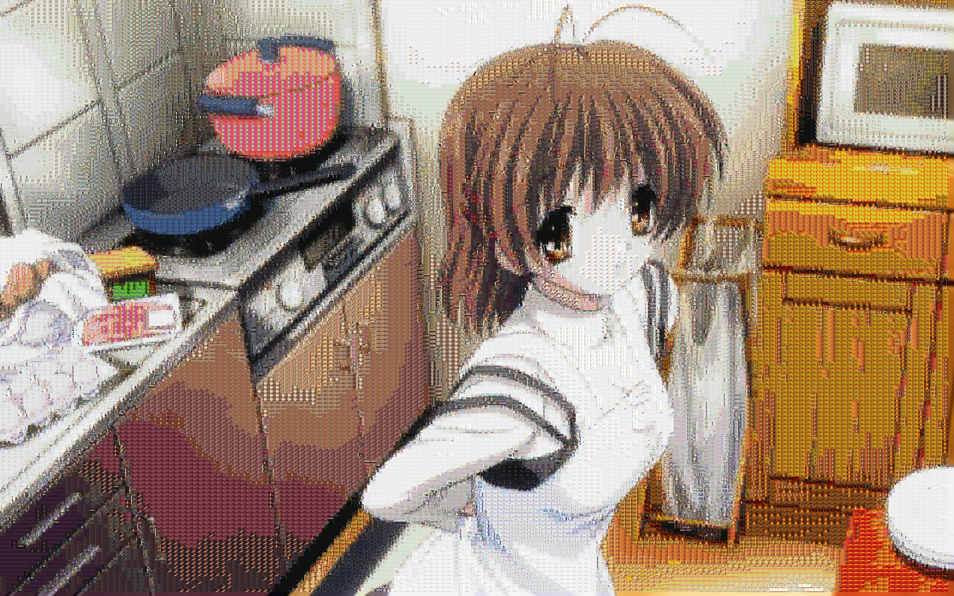 Clannad Nagisa Cooking mosaic by smallrinilady