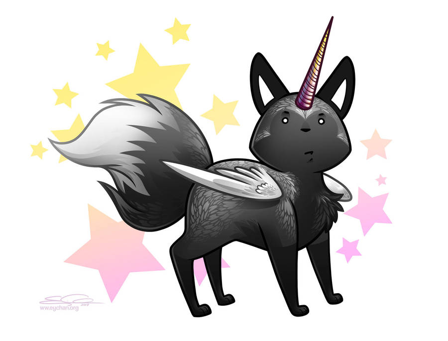 Silver Majestic Fox by eychanchan